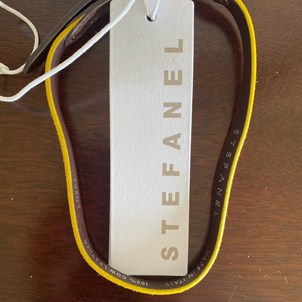 Stefanel Made in Italy Leather bracelet - Picture 2 of 8